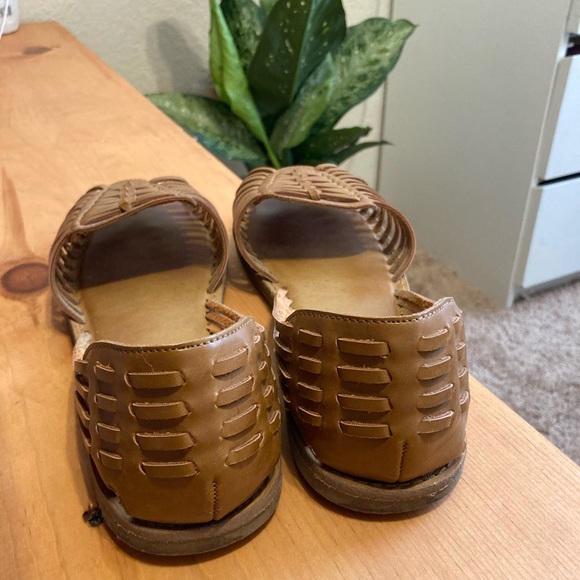 Brown Woven Flats - Picture 3 of 4